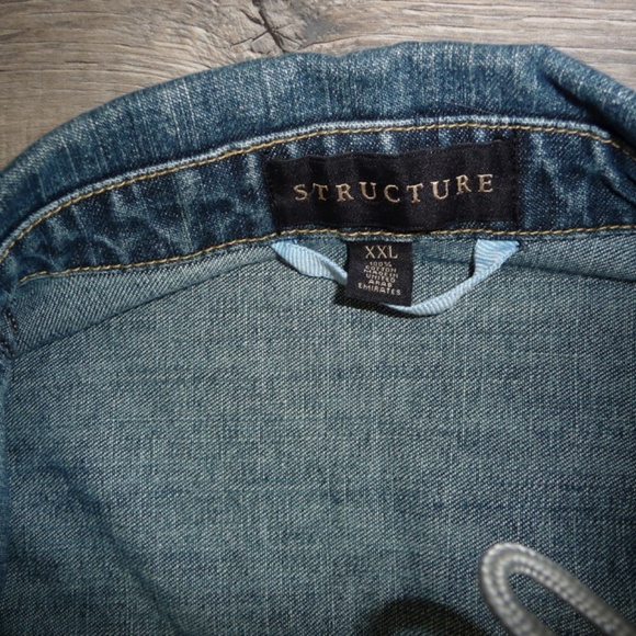 Structure Mens Jean Jacket - Picture 4 of 4